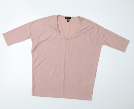 New Look Womens Pink   Basic Blouse Size S