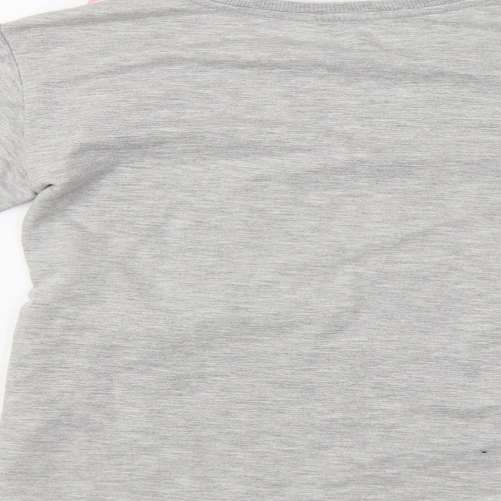 BlueZoo Girls Grey   Pullover Sweatshirt Size 9-10 Years  - Sequinned