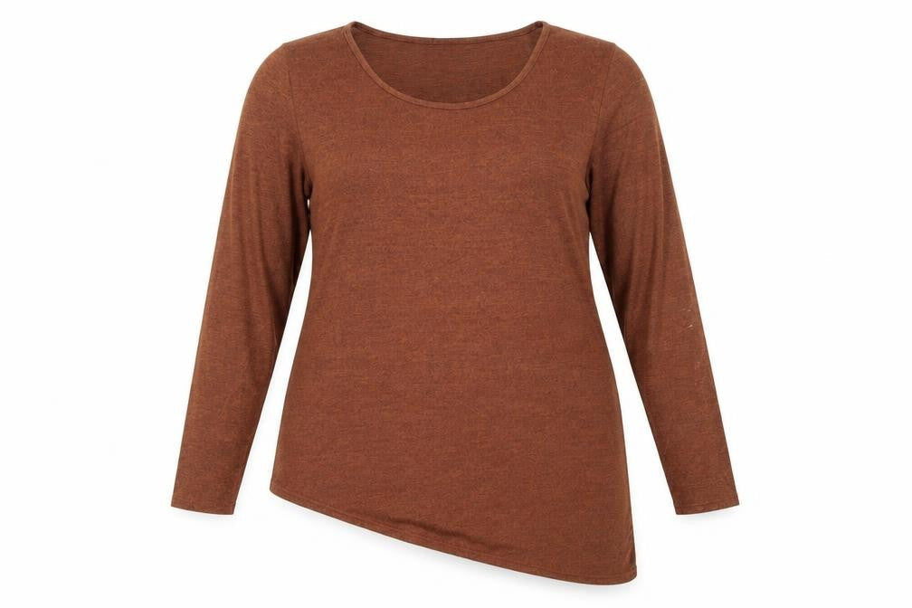 Peacocks Womens Brown   Basic Blouse Size 16