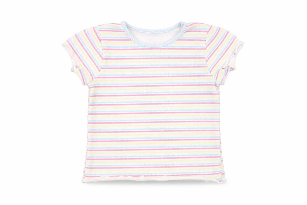 Primark Baby White Striped  Basic T-Shirt Size 18-24 Months