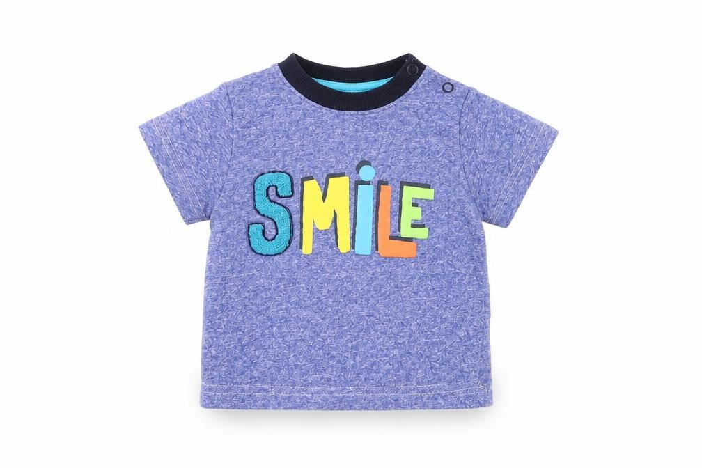 Nutmeg Baby Blue   Basic T-Shirt Size 3-6 Months