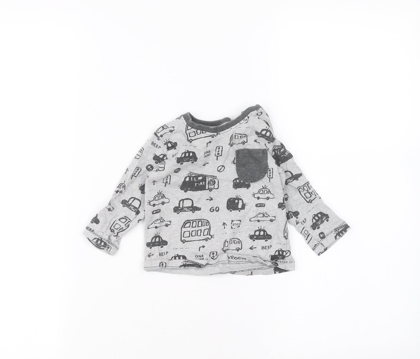 George Baby Grey   Basic T-Shirt Size 3-6 Months