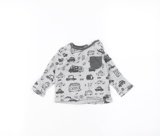 George Baby Grey   Basic T-Shirt Size 3-6 Months