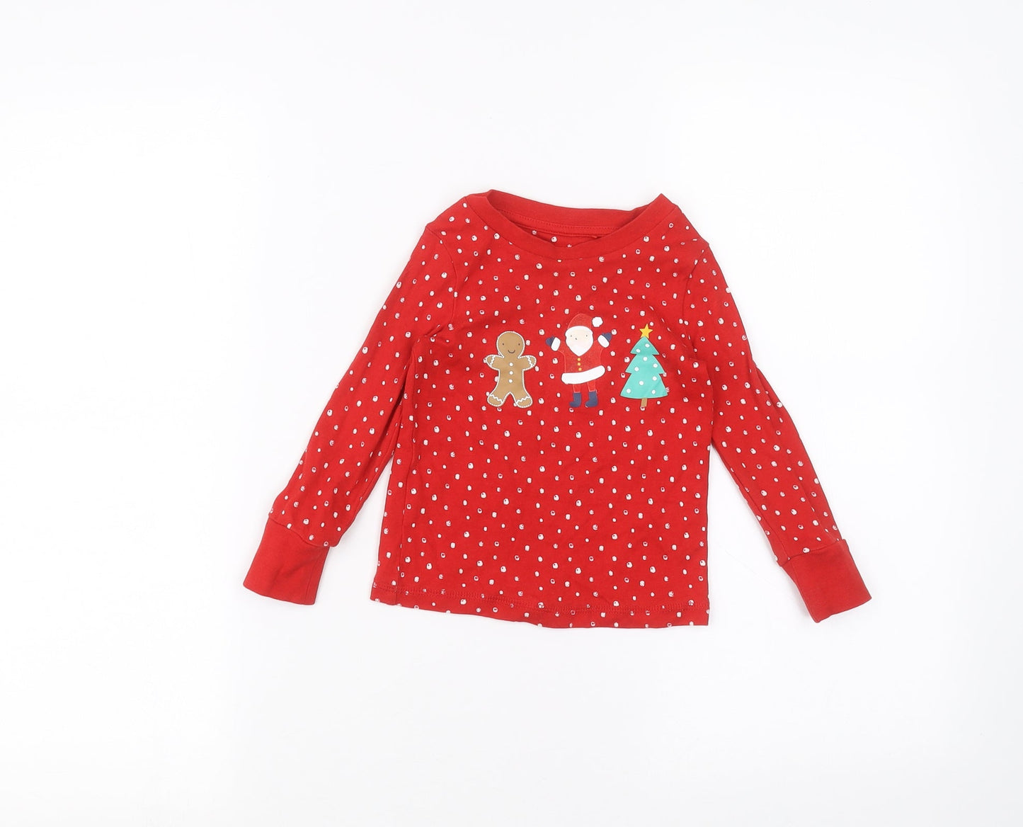 George Baby Red   Basic T-Shirt Size 18-24 Months