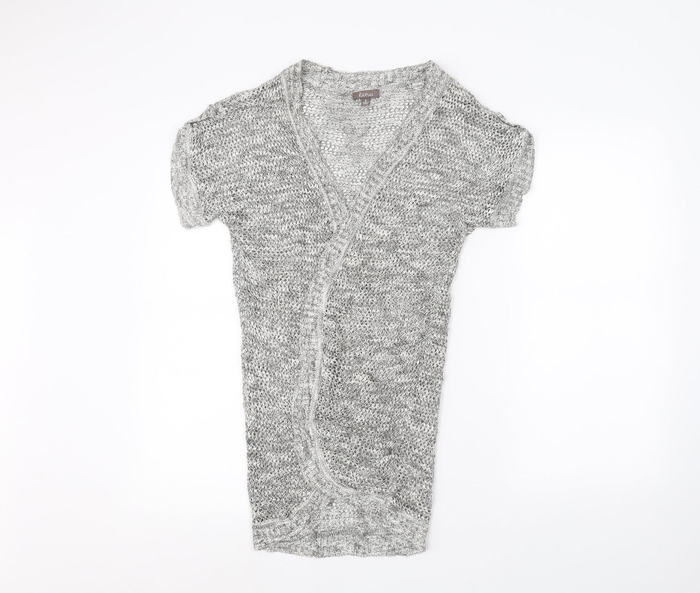 Katies Womens Grey   Cardigan Jumper Size S