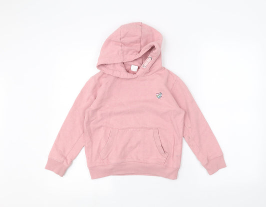 NEXT Girls Pink   Pullover Hoodie Size 7 Years