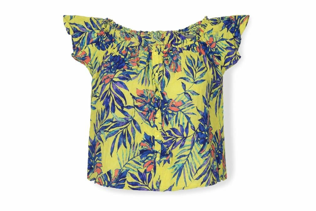 F&F Womens Yellow   Basic Button-Up Size 12