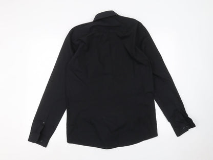 Preloved Primark Mens Black    Dress Shirt Size 15.5 - Back