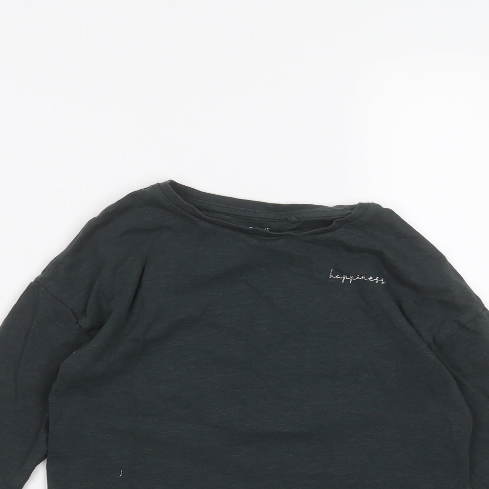 NEXT Girls Green   Basic T-Shirt Size 5 Years