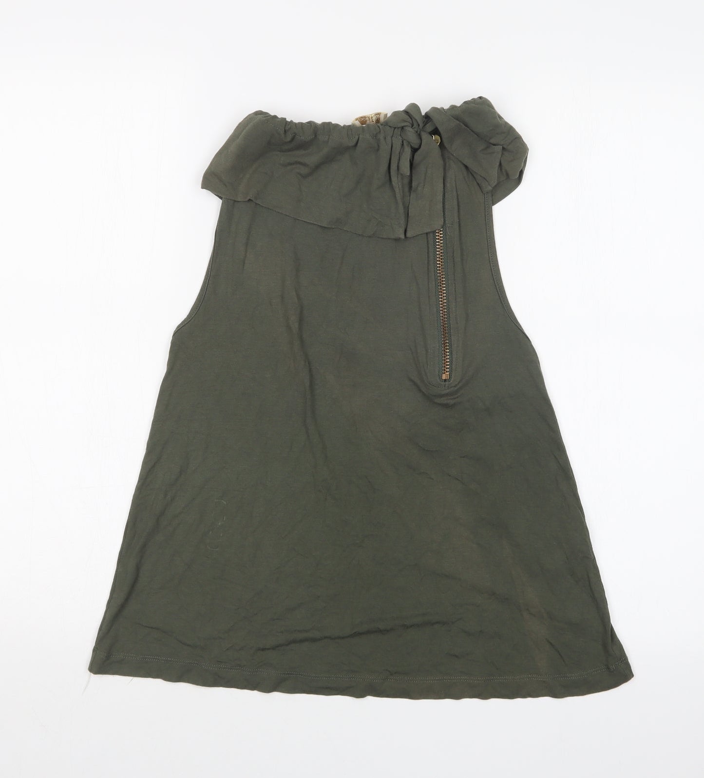 DOCEFLOR Womens Green   Basic T-Shirt Size M