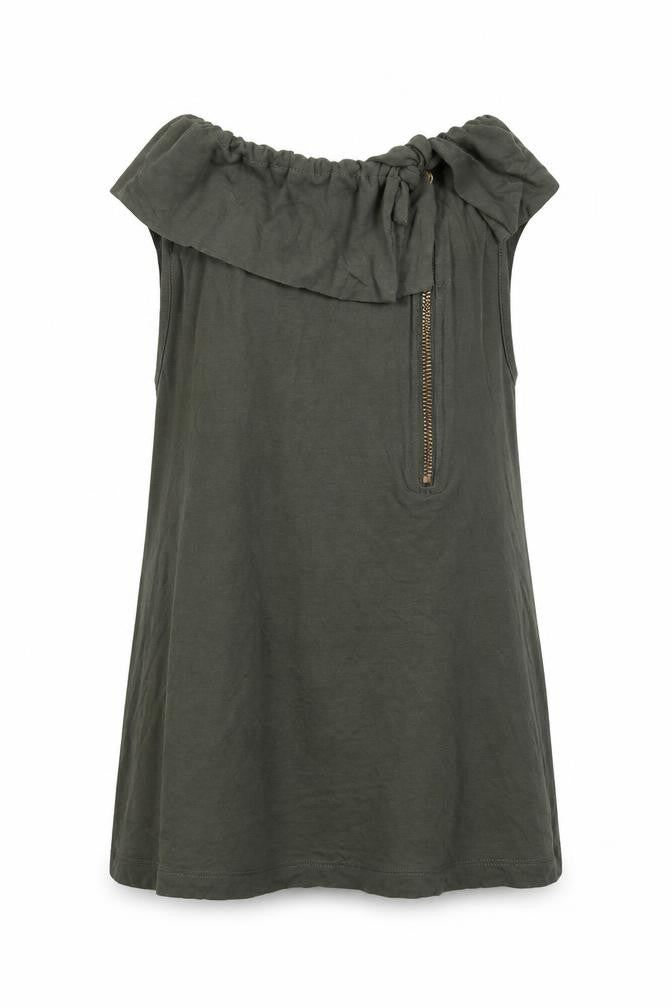 DOCEFLOR Womens Green   Basic T-Shirt Size M
