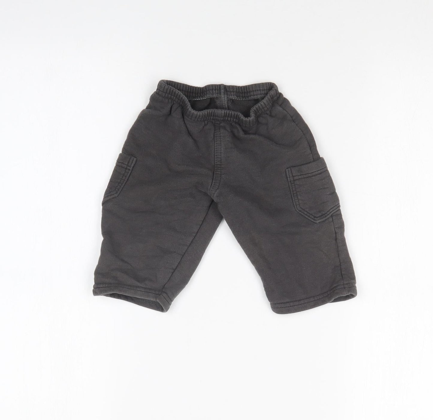 BRANDILI Boys Grey   Jogger Trousers Size 6-9 Months