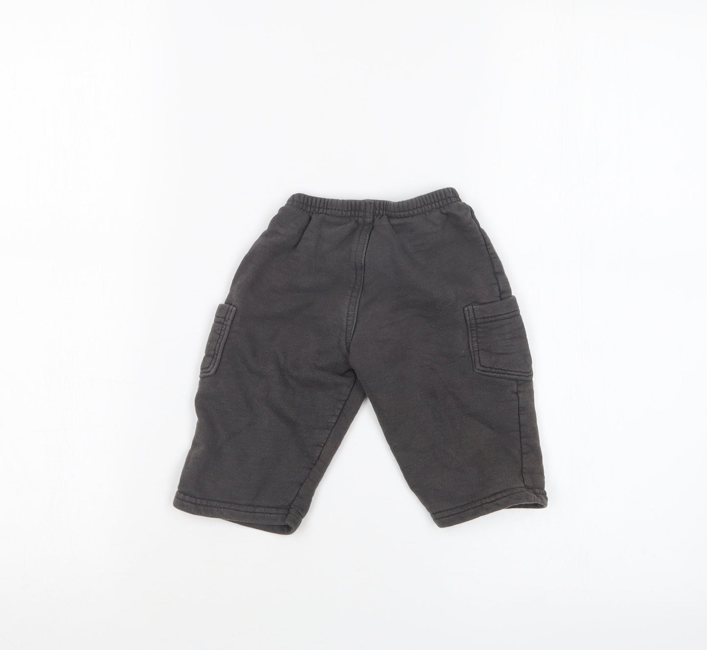 BRANDILI Boys Grey   Jogger Trousers Size 6-9 Months