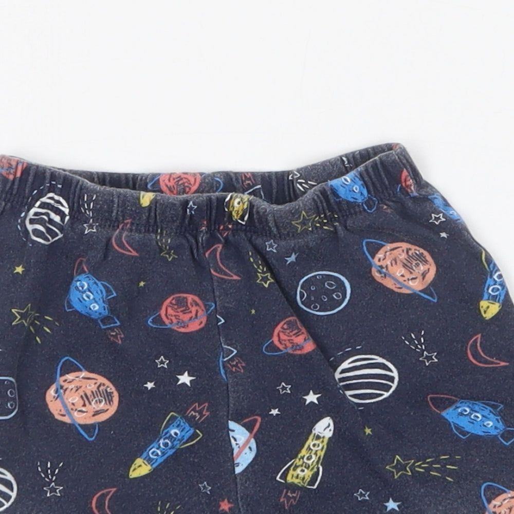 George Baby Blue Solid   Sleep Shorts Size 18-24 Months