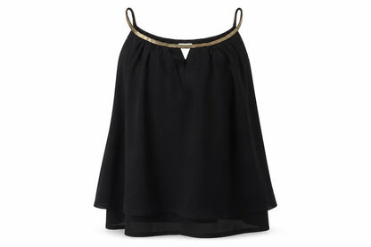 Boohoo Womens Black   Basic Blouse Size 10