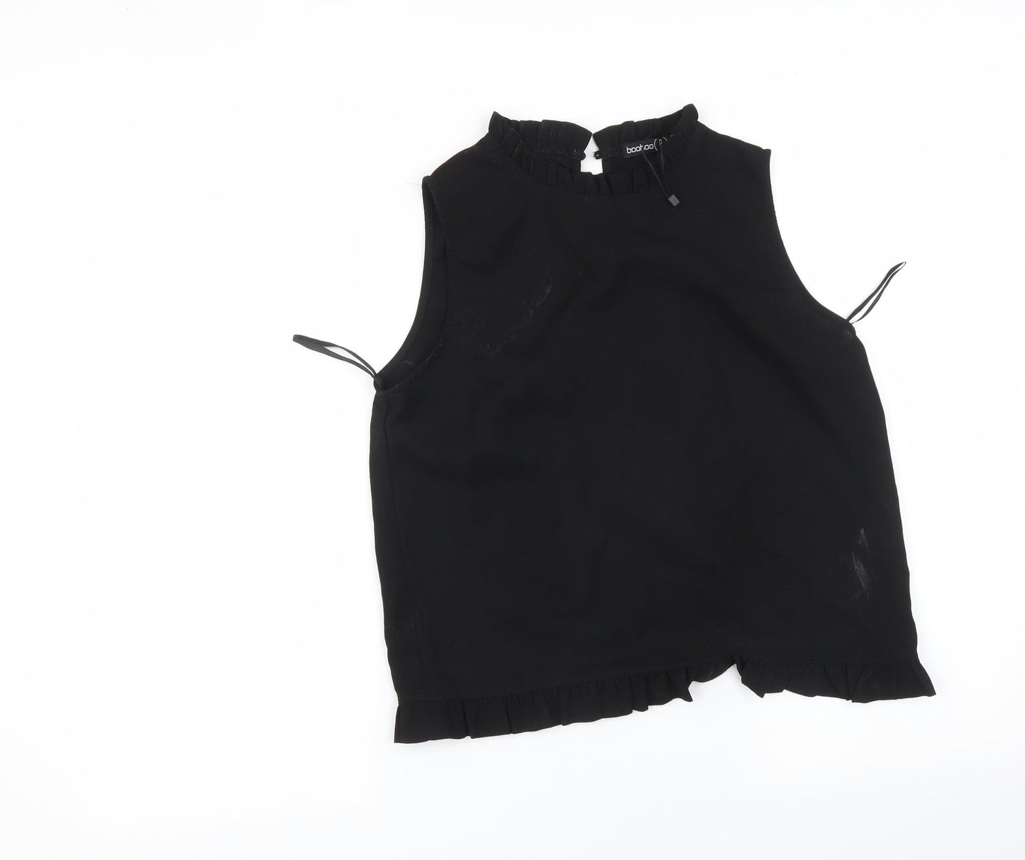 Boohoo Womens Black   Basic T-Shirt Size 8