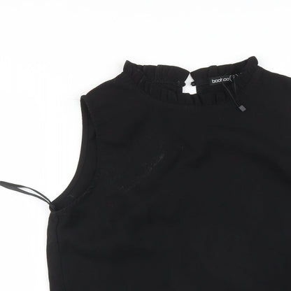 Boohoo Womens Black   Basic T-Shirt Size 8