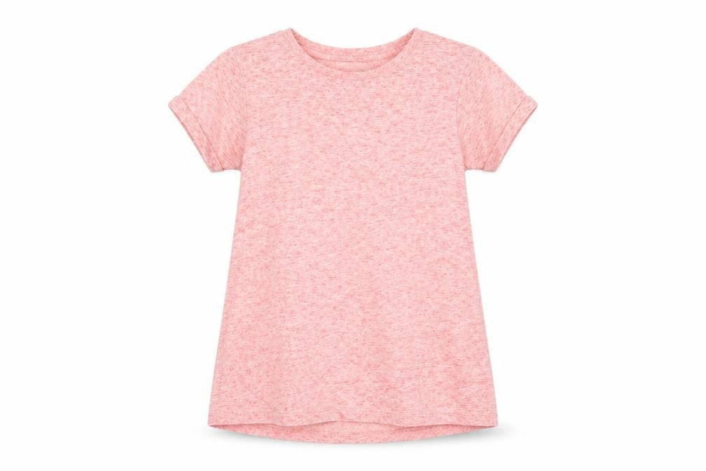 TU Girls Red   Basic T-Shirt Size 7 Years