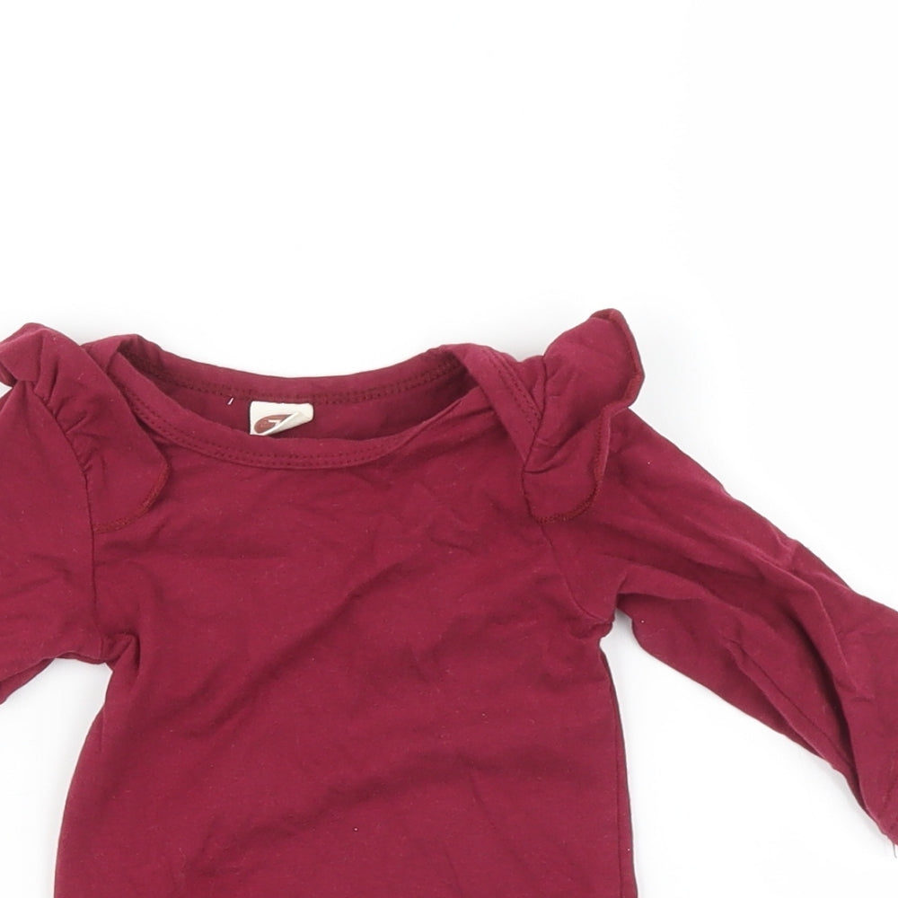 Preworn Baby Purple   Basic T-Shirt Size 3-6 Months