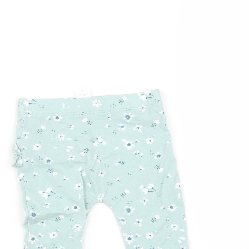 George Baby Blue Flecked   Leggings Size 3-6 Months
