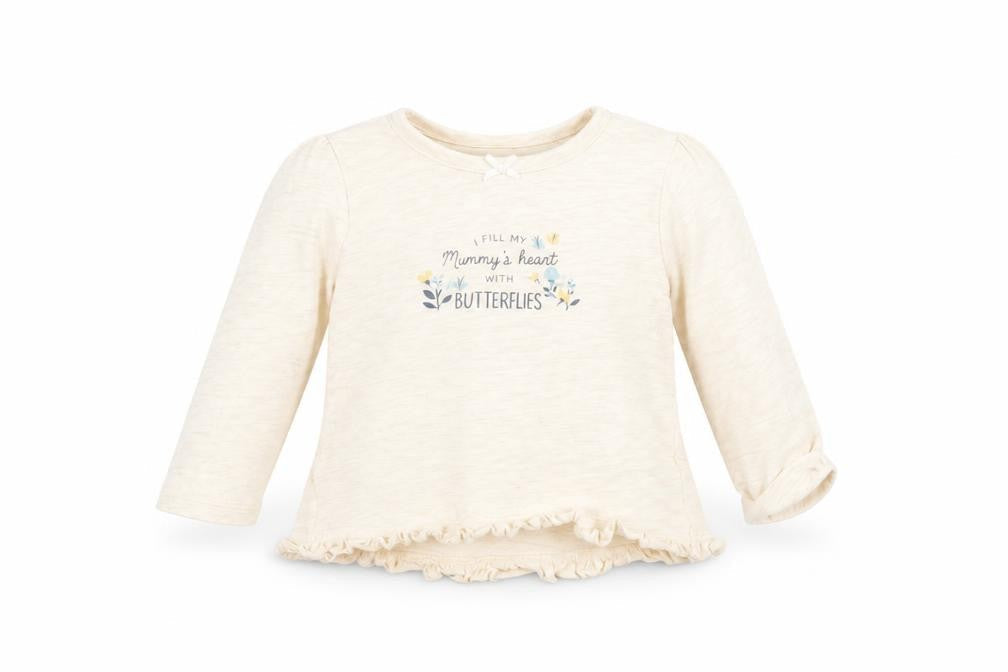 George Baby Beige   Basic T-Shirt Size 3-6 Months