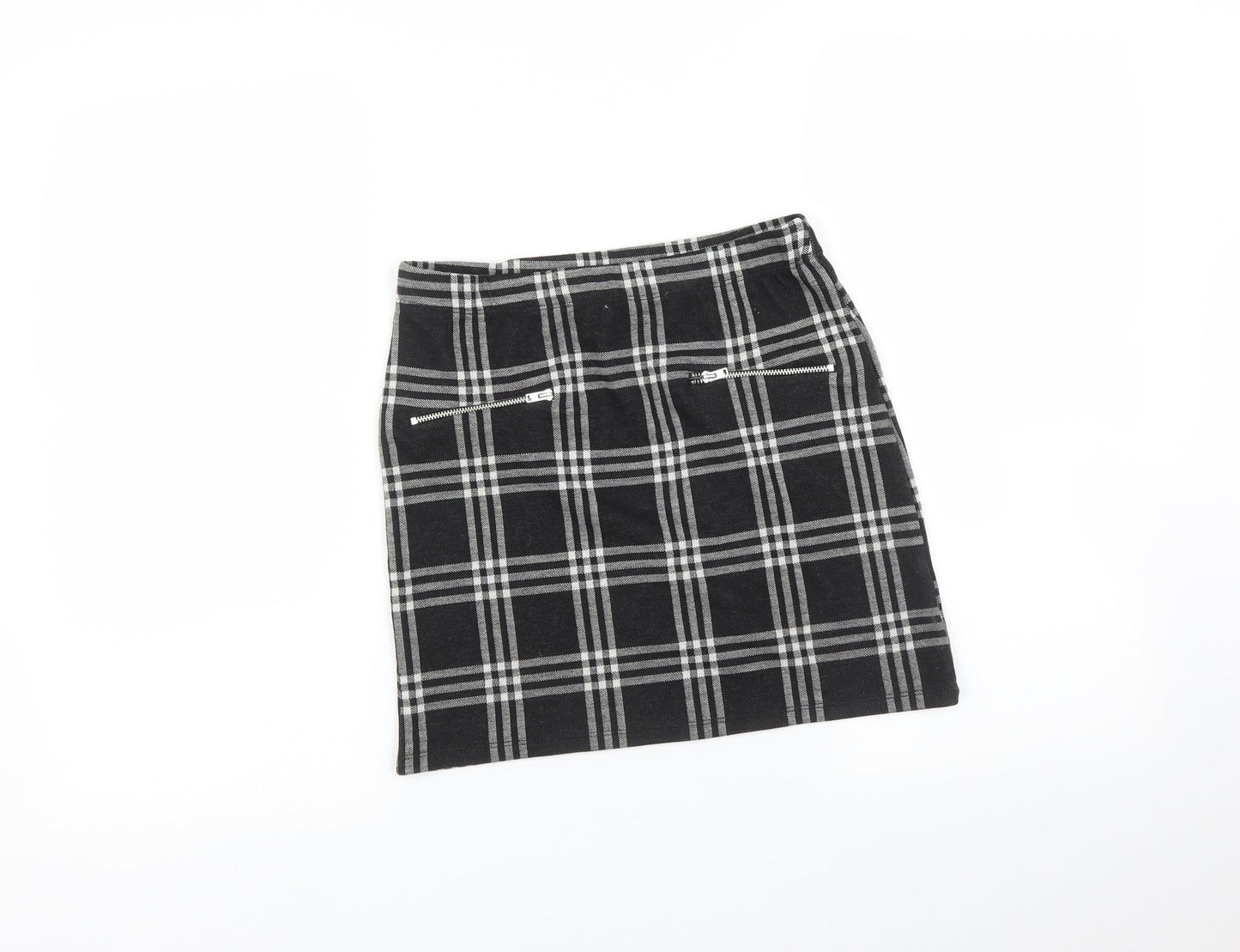 Miss Girls Grey Check  A-Line Skirt Size 12 Years