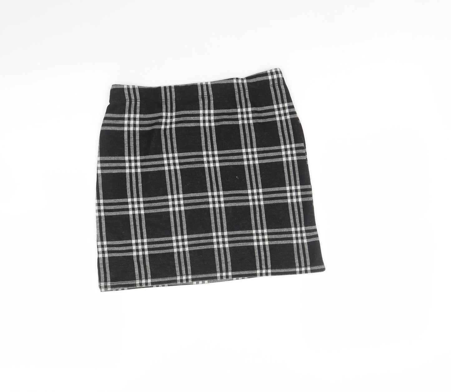 Miss Girls Grey Check  A-Line Skirt Size 12 Years