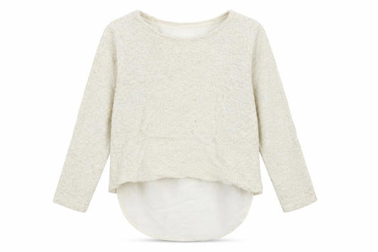 F&F Girls White Striped  Basic T-Shirt Size 6-7 Years