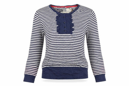 Debenhams Womens Blue Striped  Pullover Jumper Size 10
