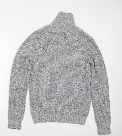 Next Mens Blue  Knit Pullover Jumper Size S