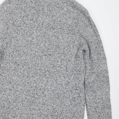 Next Mens Blue  Knit Pullover Jumper Size S