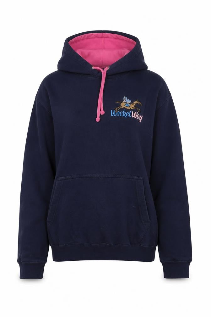 Awdis Womens Blue   Pullover Hoodie Size S