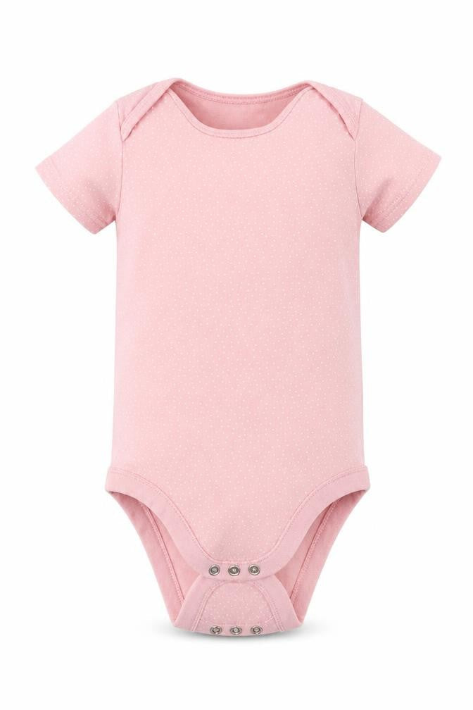 Tu Girls Pink Polka Dot  Babygrow One-Piece Size 9-12 Months