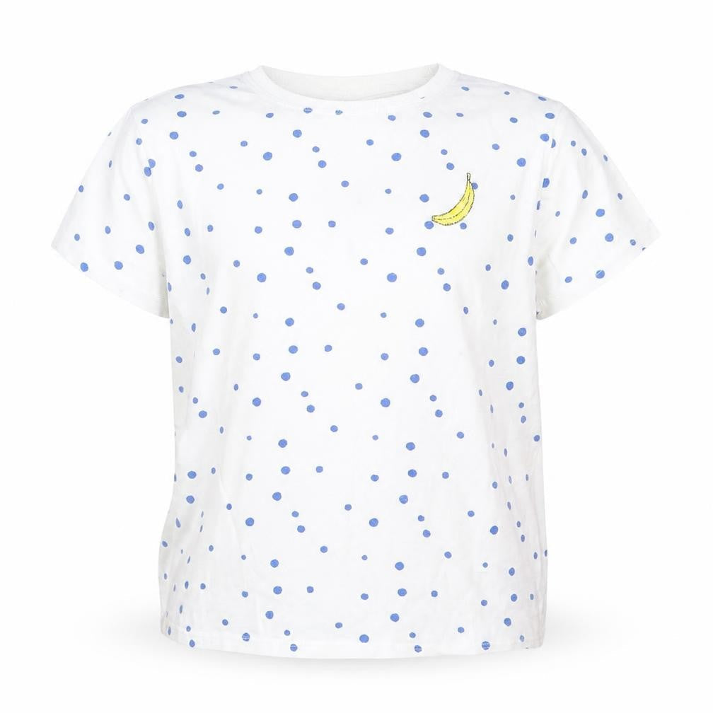 NEXT Girls Blue Polka Dot  Basic T-Shirt Size 10 Years