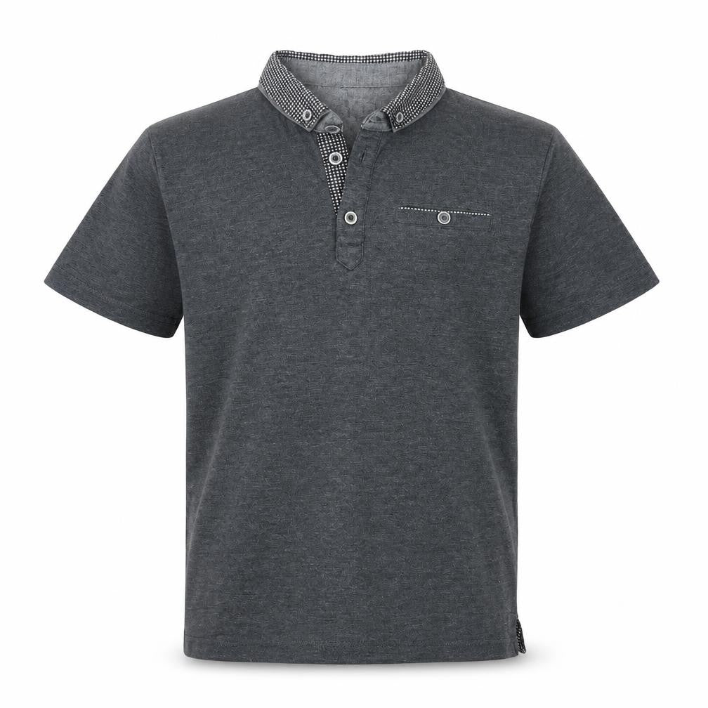 George Boys Grey   Basic Polo Size 10-11 Years