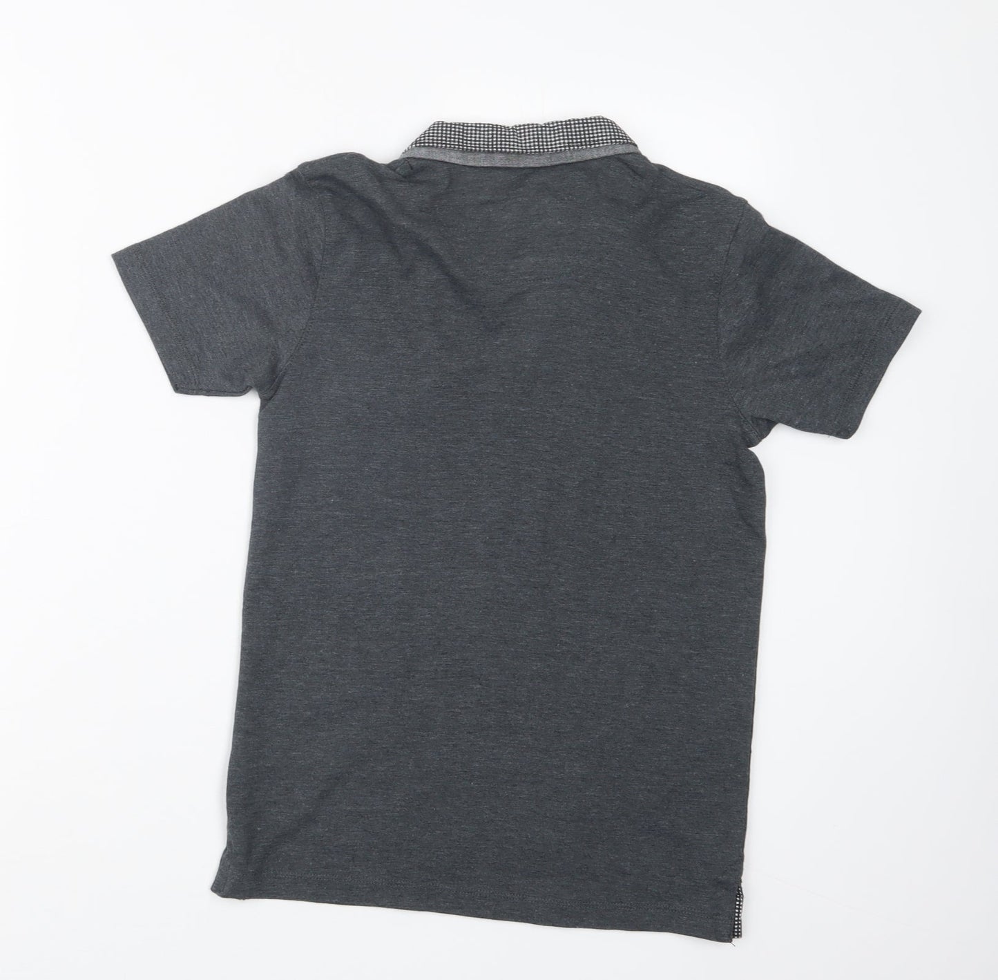 George Boys Grey   Basic Polo Size 10-11 Years