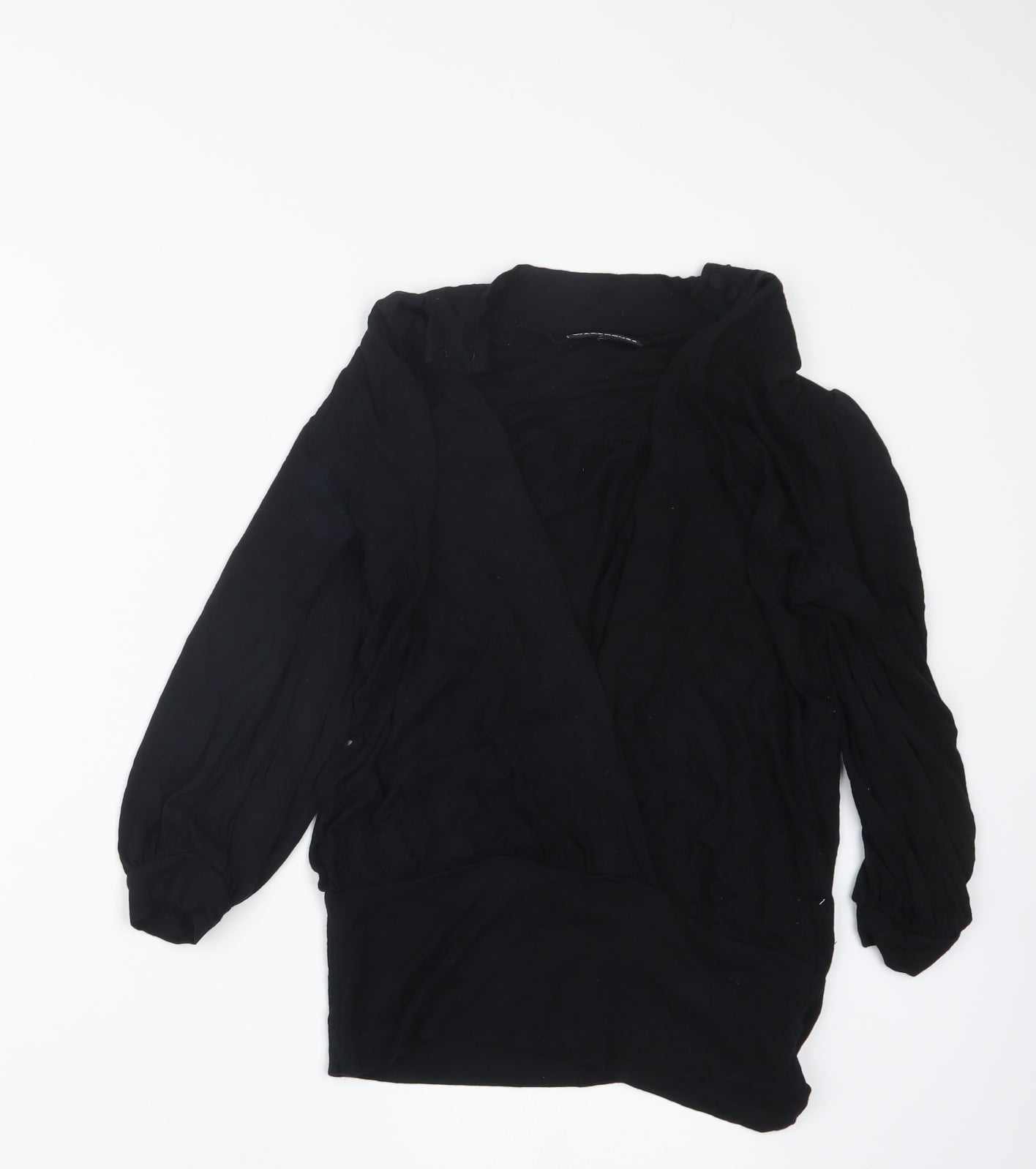 Warehouse Womens Black   Basic Blouse Size 10