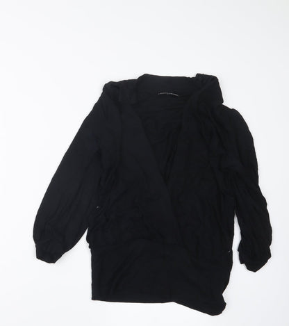 Warehouse Womens Black   Basic Blouse Size 10
