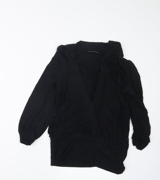 Warehouse Womens Black   Basic Blouse Size 10