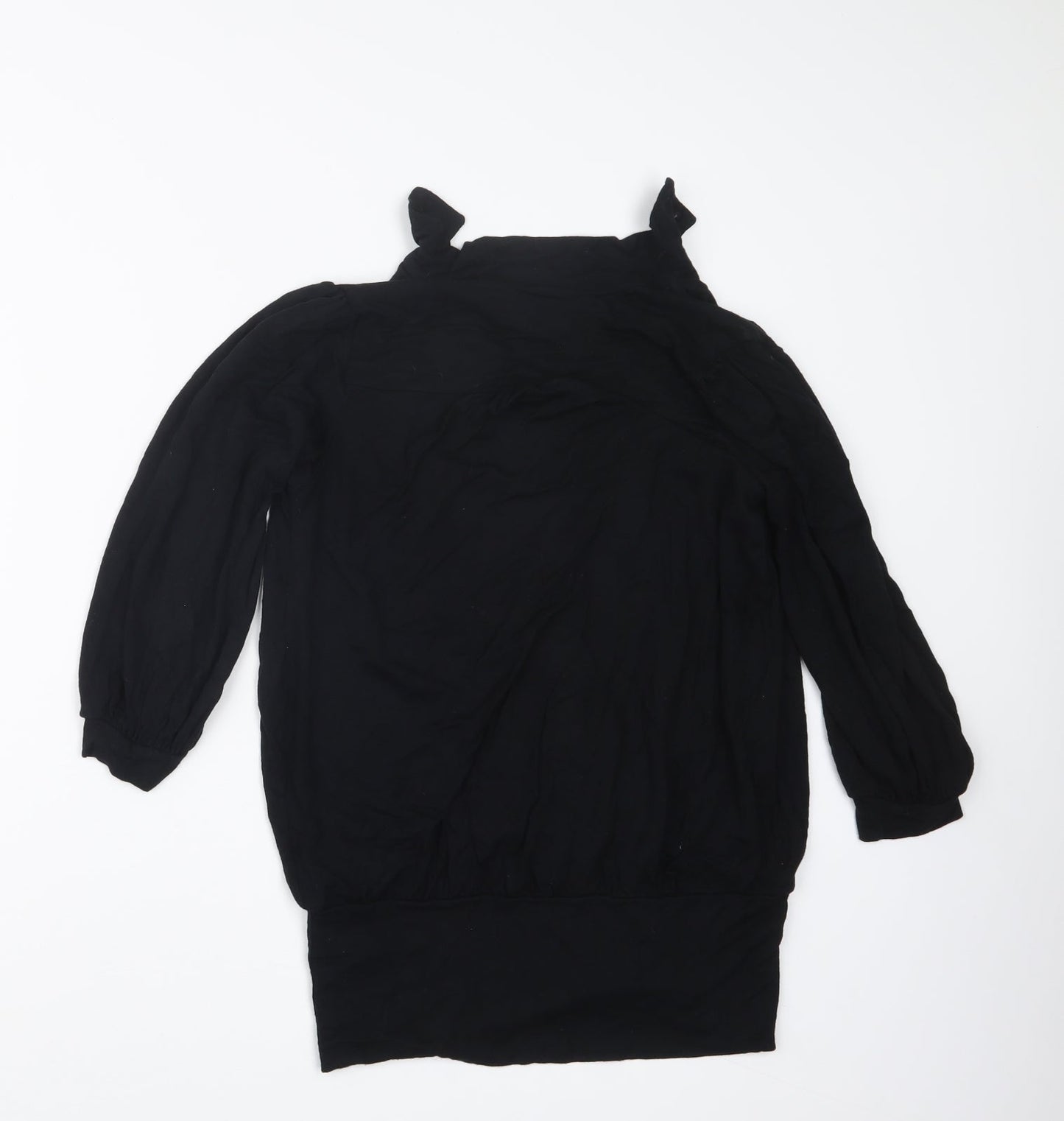 Warehouse Womens Black   Basic Blouse Size 10