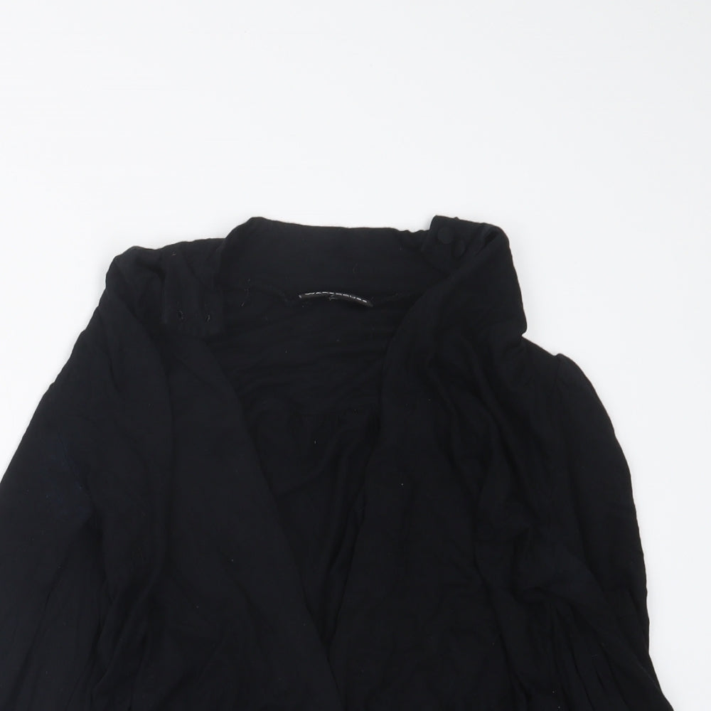 Warehouse Womens Black   Basic Blouse Size 10