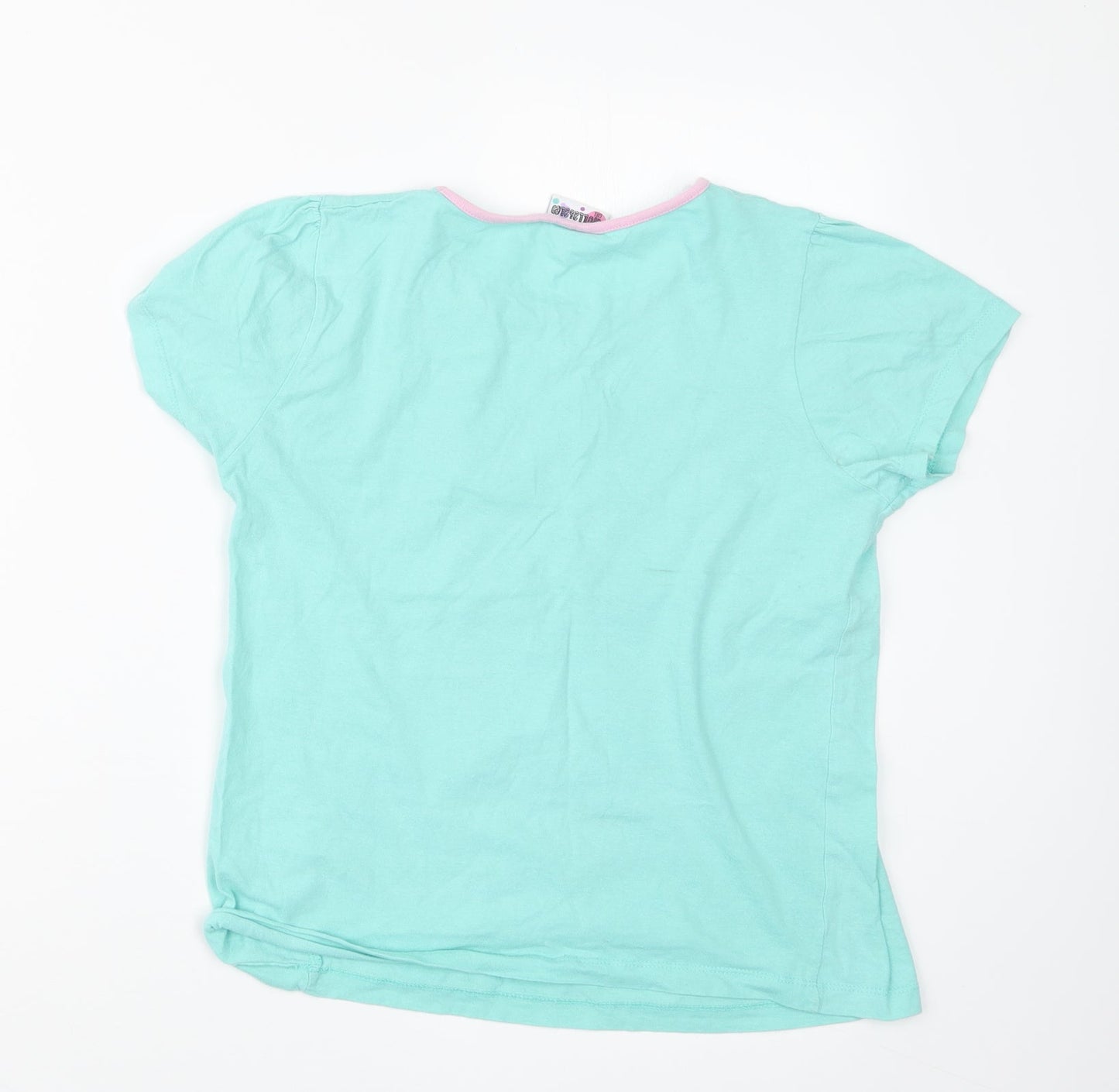 hullabaloo Girls Green Geometric  Top Pyjama Top Size 13-14 Years