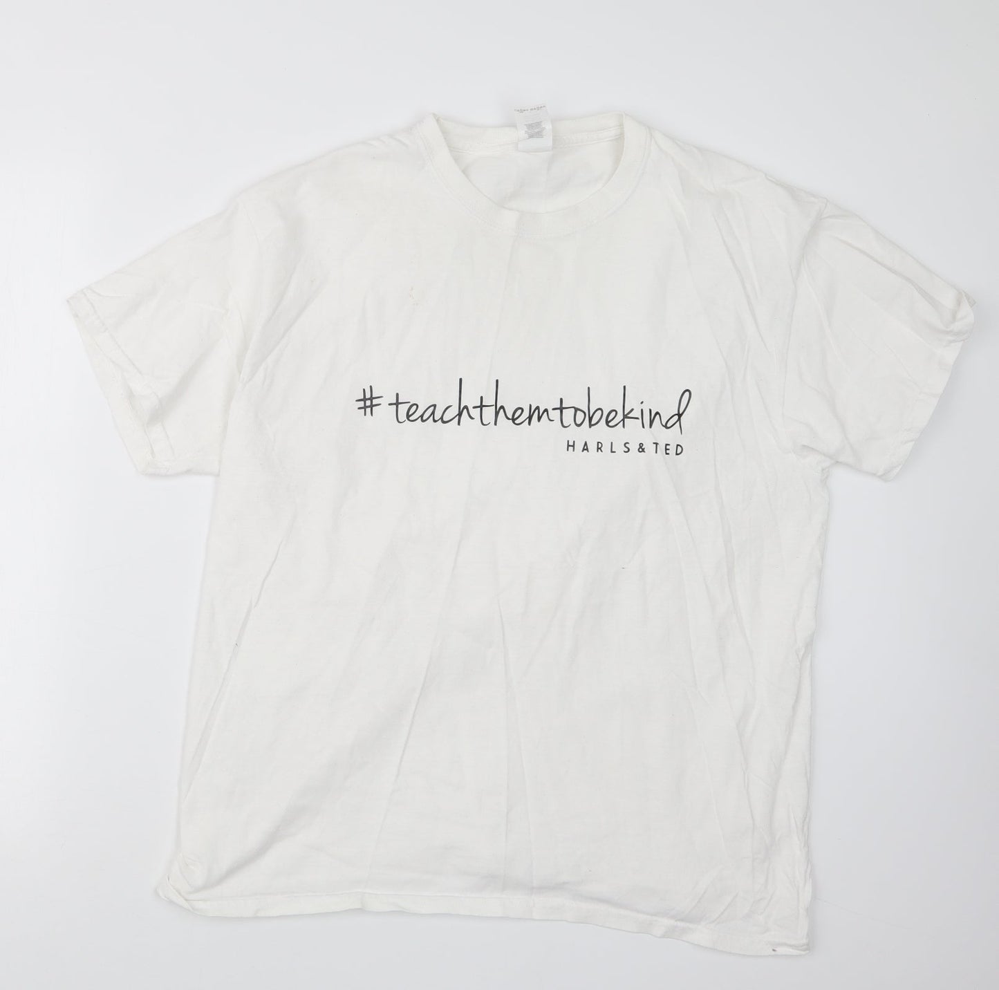 Gildan Womens White   Basic T-Shirt Size L