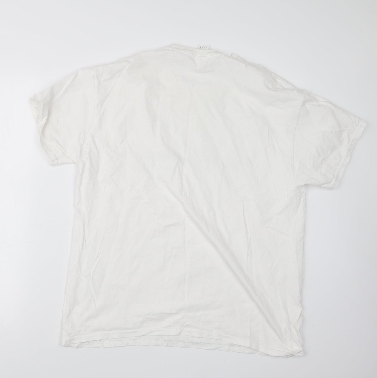 Gildan Womens White   Basic T-Shirt Size L