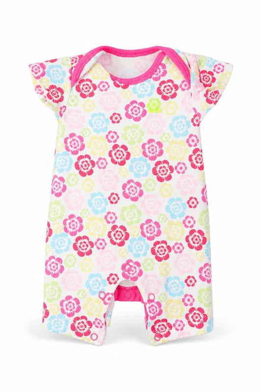 F&F Girls Pink Geometric  Coverall Outfit/Set Size Newborn