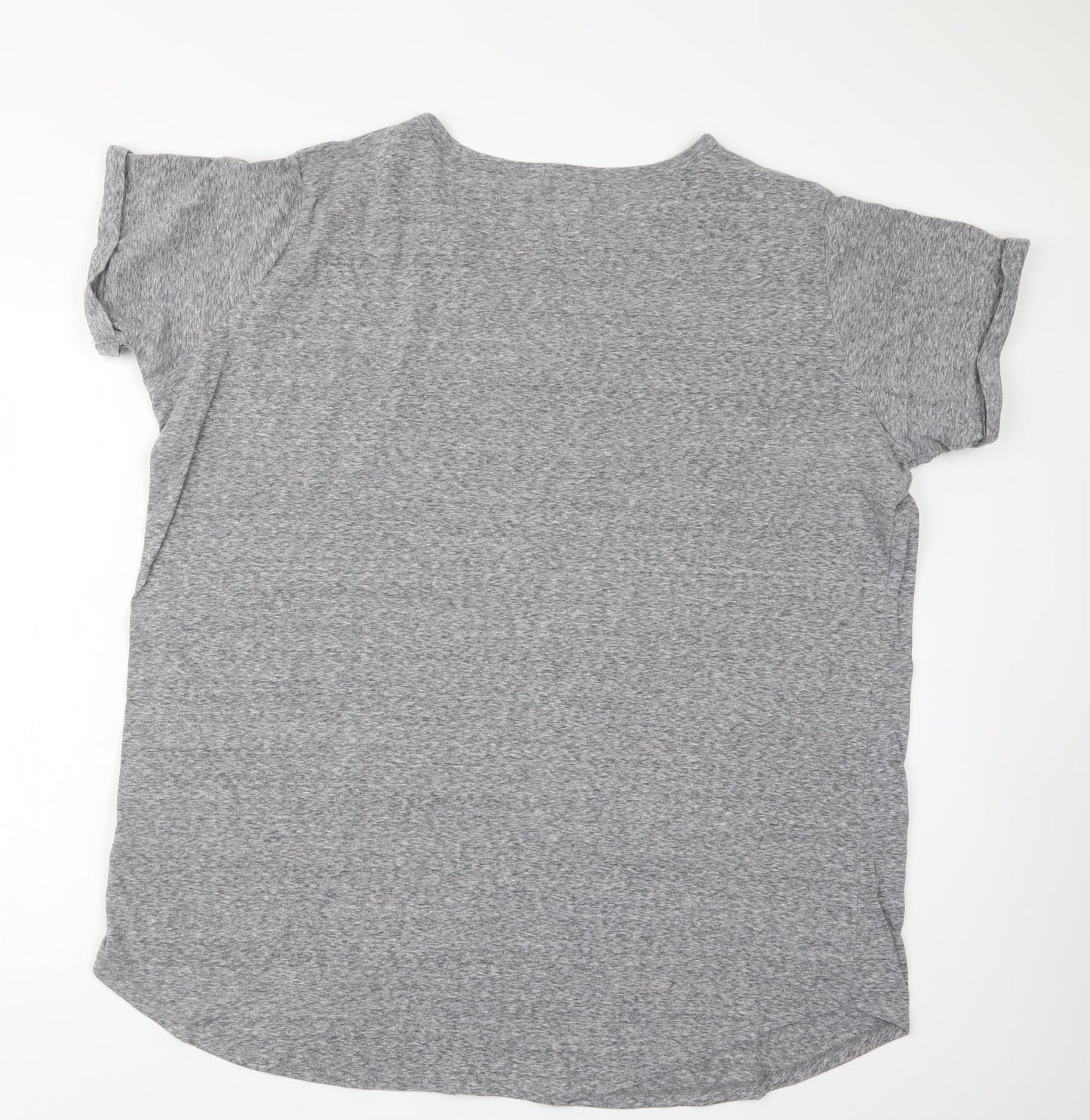 Matalan Womens Grey Geometric  Top Pyjama Top Size 20  - Christmas