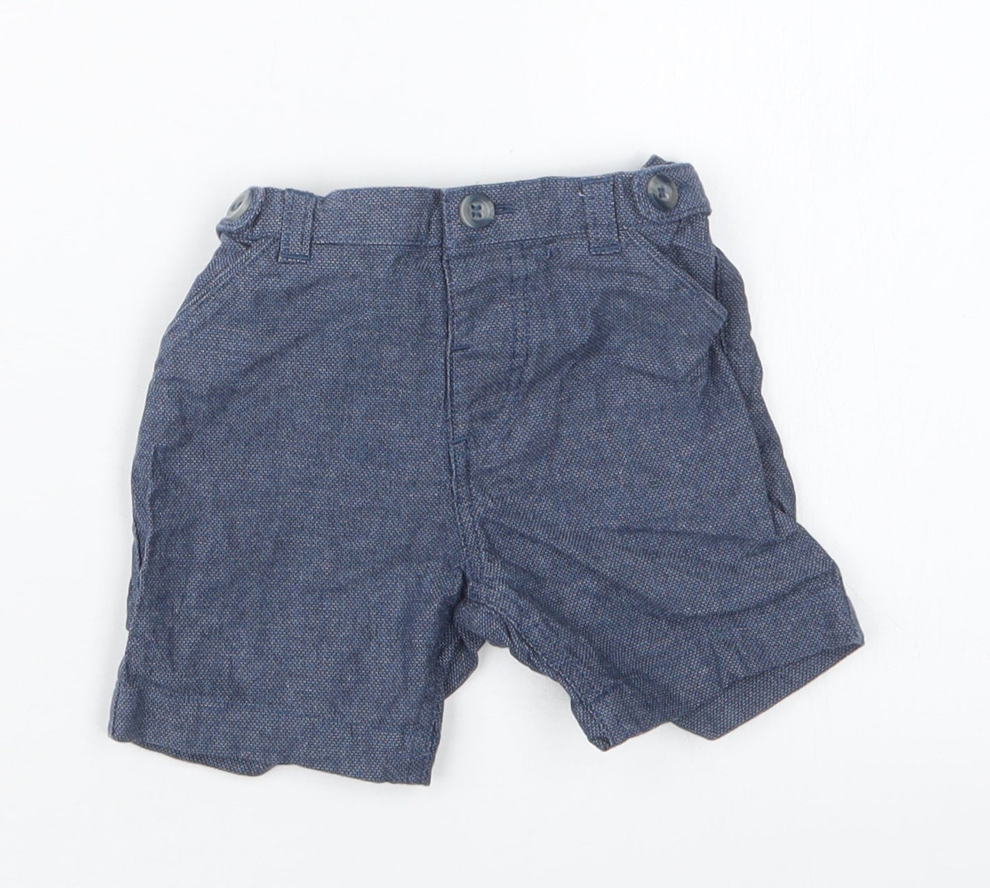 Mini Club Boys Blue   Cropped Trousers Size 3-6 Months