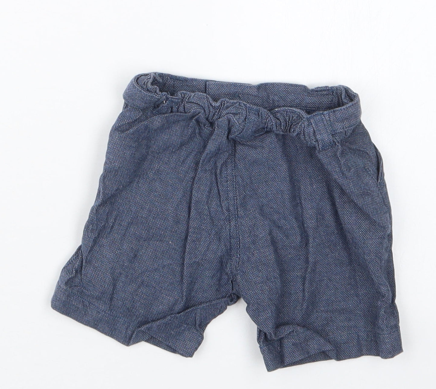 Mini Club Boys Blue   Cropped Trousers Size 3-6 Months