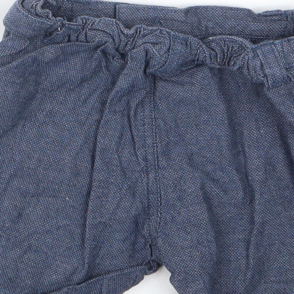 Mini Club Boys Blue   Cropped Trousers Size 3-6 Months