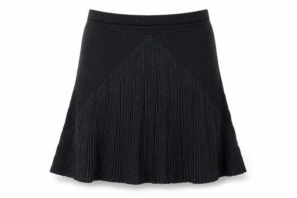 Max Studio Womens Black   A-Line Skirt Size L